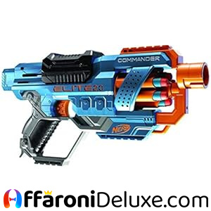 Nerf Elite 2.0 Commander RD-6 Dart Blaster, 36 Nerf Elite Darts, 18-Dart Clip, Outdoor Toys for Kids