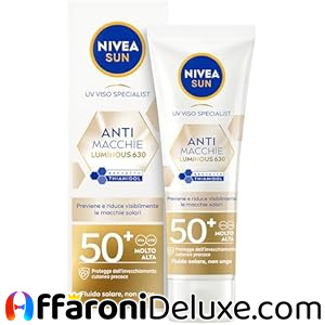 NIVEA SUN Luminous 630 Crema Solare Viso SPF 50+ 40 ml
