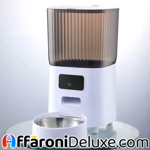 Alimentatore Automatico Intelligente per Gatti e Cani, una ciotola