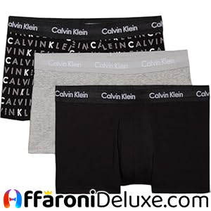 Calvin Klein Pantaloncini boxer uomo vita bassa (set 3 pezzi)