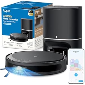 Tapo RV20 MAX Plus, Robot aspirapolvere lavapavimenti con svuotamento 3L