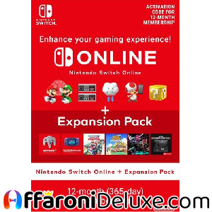 Nintendo Switch Online + Expansion Pack - Abbonamento 12 mesi (Individuale e Familiare)