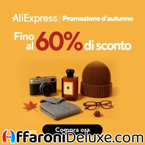 Promozione autunnale AliExpress: tanti coupon per risparmiare!