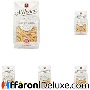 La Molisana Fusilli n. 28 – Pasta italiana trafilata al bronzo 2,5kg