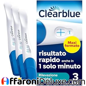 Clearblue 3 Test di Gravidanza Rilevazione Rapida
