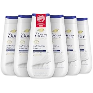 Dove Bagnoschiuma Nutrimento Intenso, 6 x 225 ml