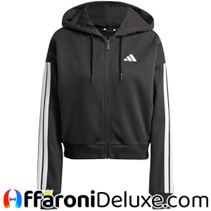 adidas Essentials 3-Stripes French Terry Full Zip Hoodie Donna