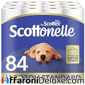 Scottonelle Carta Igienica Morbida e Resistente, 84 Rotoli