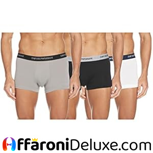 Emporio Armani Uomo 3-Pack Trunk Essential Core Logoband Boxer