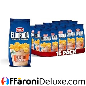 Amica Chips Eldorada Patatine Ricetta Grigliata – 15 Pezzi x 130 g