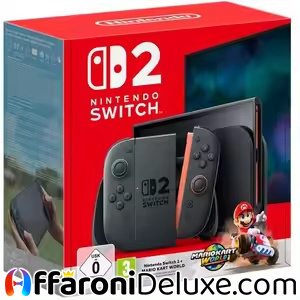 Nintendo Switch 2 + Mario Kart World – Console ibrida da 256 GB con bundle di gioco