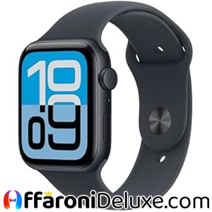Apple Watch SE 3 GPS 44 mm Mezzanotte con Cinturino Sport