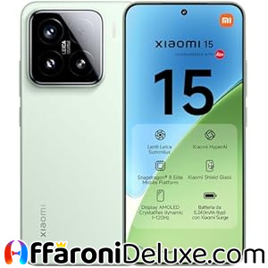 Xiaomi 15 Smartphone 12+256GB Verde con Lenti Leica Summilux y HyperAI
