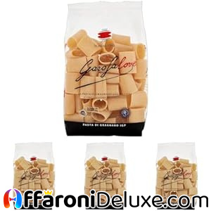 Garofalo Pasta Schiaffoni 500g (Confezione da 4) – Pasta di Gragnano IGP