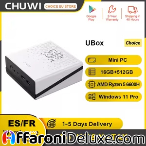 CHUWI UBox Mini PC AMD Ryzen 5 6600H
